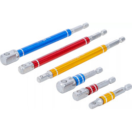 Jeu d’adaptateurs pour visseuses | couleurs