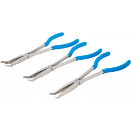 Jeu de pinces à capuchon de bougie d’ignition | à pointe annulaire | 3 pièces