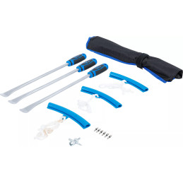 Jeu de démonte pneus et protections de jantes | pour motos | 13 pièces