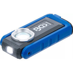 Lampe d’atelier COB-LED avec aimant et crochet | repliable | avec fonction de charge par induction