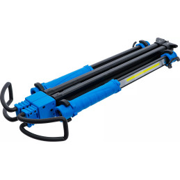 Lampe COB-LED pour capot moteur sur accu avec étrier extensible | 2 lampes de travail à COB-LED