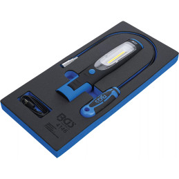 Insert de servante d'atelier 1/3 : Lampe à main et lampe magnétique | 3 pièces