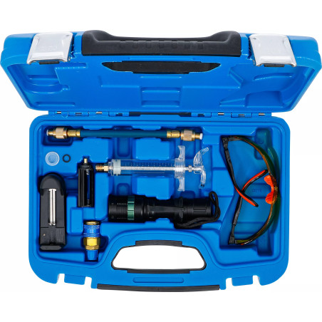 Jeu de lampes de poche UV de détection de fuites avec accessoires | Pour systèmes de climatisation