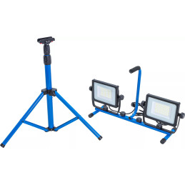 Projecteur de travail double SMD-LED | avec pied | 2 x 70 W