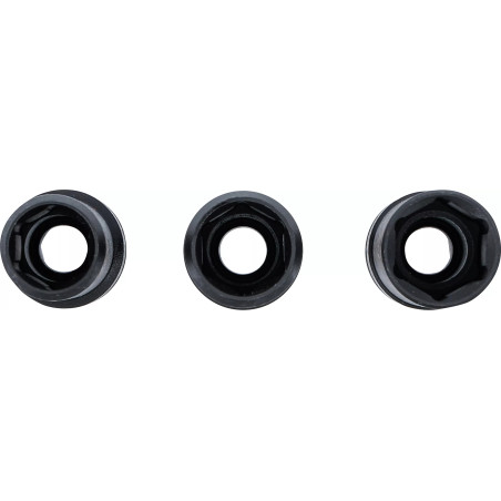 Jeu de douilles spéciales de puissance | 12,5 mm (1/2") | 17 / 19 / 21 mm | 3 pièces