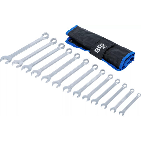 Jeu de clés mixtes | côté à bec avec fonction cliquet | 8 - 21 mm | 13 pièces