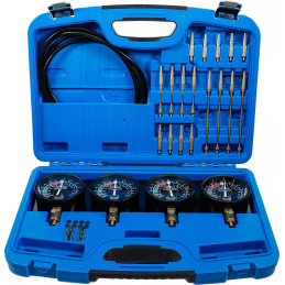 Appareil de test de synchronisation de carburateur | avec 4 chronos de synchronisation | 29 pièces