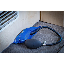 Coussin gonflable | avec pompe à main | rectangulaire | 270 x 135 mm