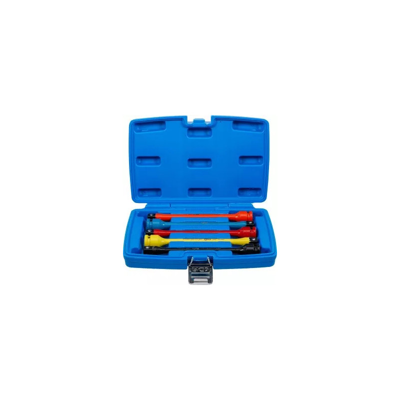 Jeu de rallonge de torsion | 12,5 mm (1/2") | 100 - 150 Nm | 5 pièces Jeu de rallonge de torsion | 12,5 mm (1/2") | 100 - 150 Nm | 5 pièces