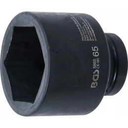 Douille à choc, six pans | 25 mm (1") | 65 mm
