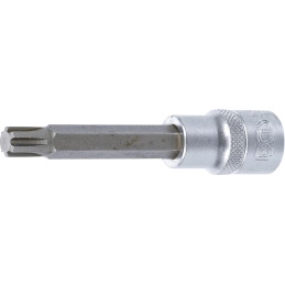 Douilles à embouts | longueur 100 mm | 12,5 mm (1/2") | profil cannelé (pour RIBE) M10