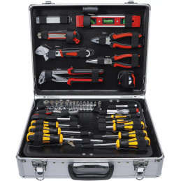 Jeu d’outils dans malette aluminium | 129 pièces