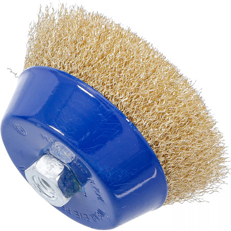 Brosse ronde | réception M14 x 2,0 | Ø 125 x 75 mm