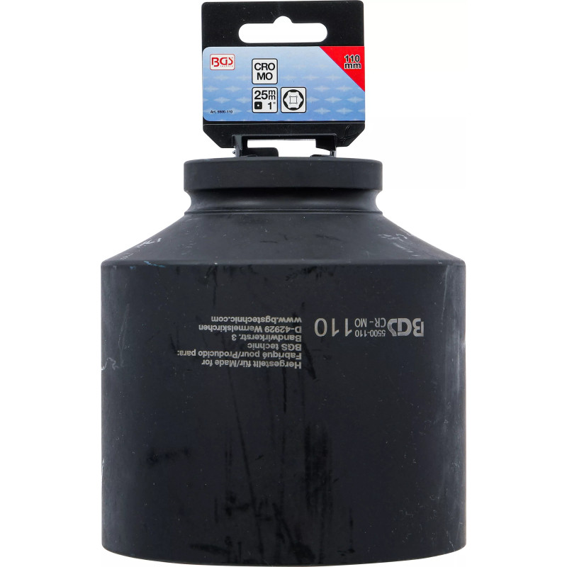 Douille à choc, six pans, longue | 25 mm (1") | 110 mm