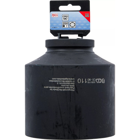 Douille à choc, six pans, longue | 25 mm (1") | 110 mm