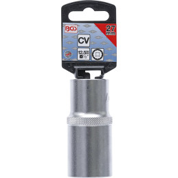 Douille pour clé, douze pans, longue | 12,5 mm (1/2") | 27 mm