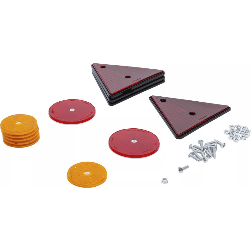 Jeu de réflecteurs pour remorque | 12 pièces