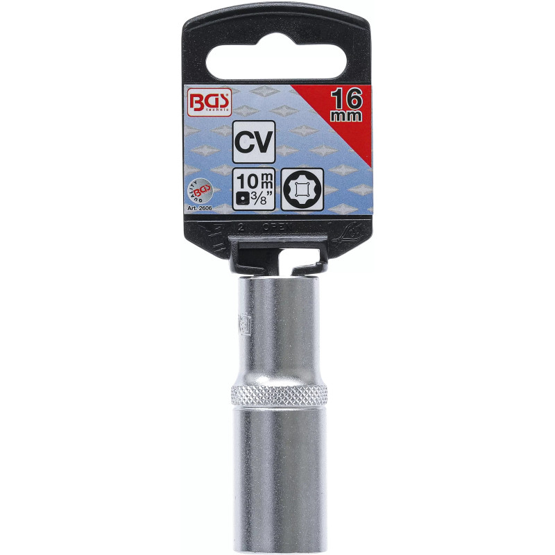 Douille pour clé, Super Lock, longue | 10 mm (3/8") | 16 mm