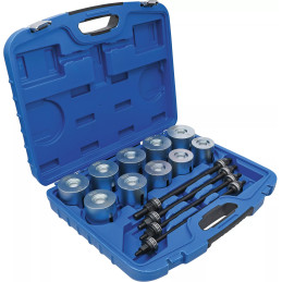 Coffret d'extraction de roulements et de silenblocs | avec 4 vis | 24 pièces