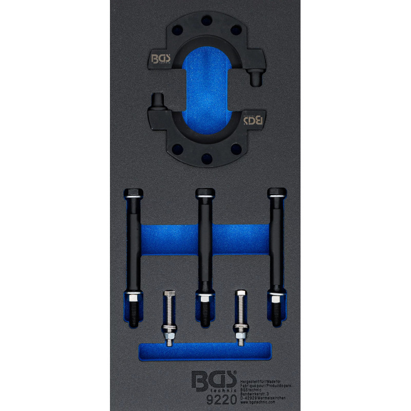 Insert de servante d'atelier 1/3 : Outil de démontage bague de roulement | pour Ford Transit (à partir de 2006)