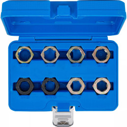 Coffret de filières pour arbres d'entraînement, arbres articulés | 8 pièces