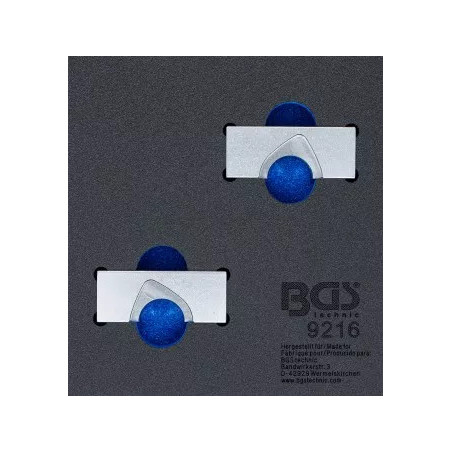 Insert de servante d'atelier 1/6 : Jeu de bloc de calage d'arbre à cames | pour Alfa Romeo 147, 1.6 105 PS