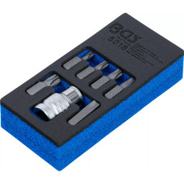 Jeu d’embouts | 10 mm (3/8") | profil T (pour Torx) | 7 pièces