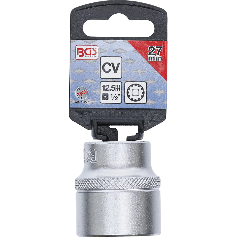 Douille pour clé, Gear Lock | 12,5 mm (1/2") | 27 mm