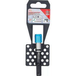 Porte-embout SDS | poussée six pans intérieurs 6,3 (1/4") | 80 mm