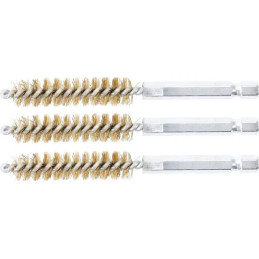 Brosse en laiton | 11 mm | 6,3 mm (1/4") | 3 pièces