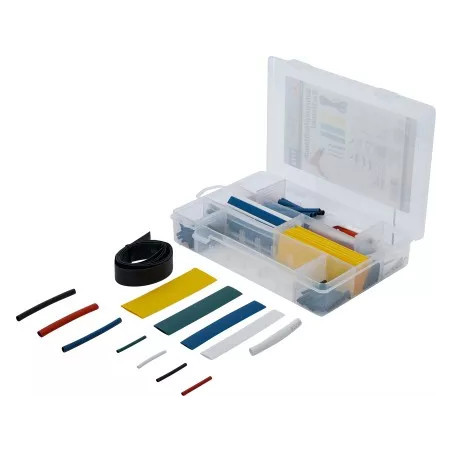Assortiment de gaines thermorétractables | couleurs | 171 pièces