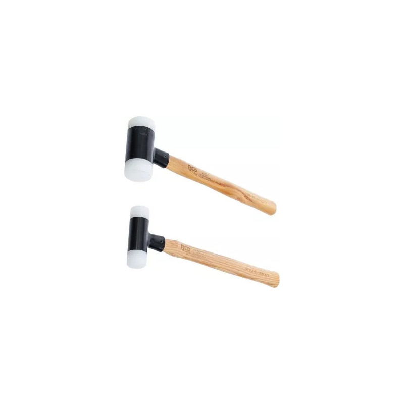 Jeu de maillets de débosselage | manche Hickory | anti rebonds | Ø 30/45 mm | 300/550 g | 2 pièces
