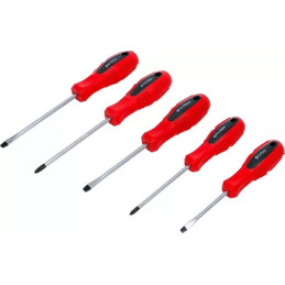 Jeu de tournevis | plats / cruciformes | 5 pièces