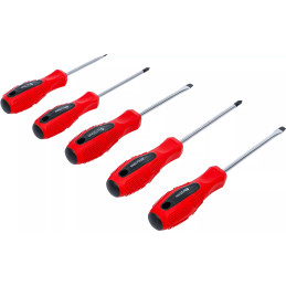 Jeu de tournevis | plats / cruciformes | 5 pièces