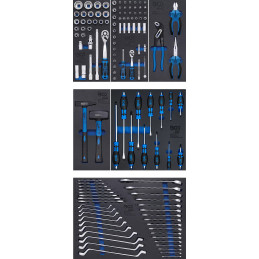 Servante d'atelier | 7 tiroirs | avec 129 outils