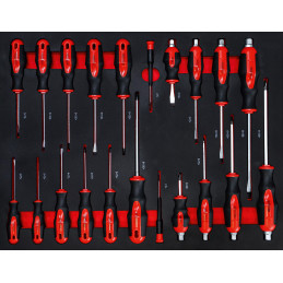 Servante d’atelier | 7 tiroirs, 1 porte latérale | avec 250 outils