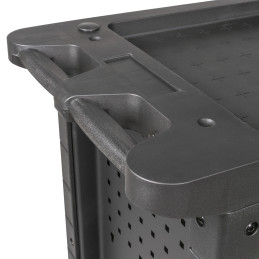 CHARIOT À OUTILS À 7 TIROIRS - VERT - SPÉCIAL POUR CAMIONS