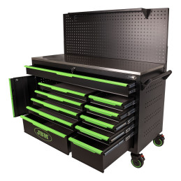 CHARIOT À OUTILS À 11 TIROIRS AVEC PANNEAU PERFORÉ