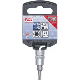 Douille à embouts | 6,3 mm (1/4") | profil T (pour Torx) T20