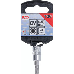 Douille à embouts | 6,3 mm (1/4") | profil T (pour Torx) T30