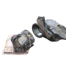 Moyeu de roue ABS / outil de démontage de roulement de roue / outil Citroën, Peugeot, Toyota Proace Verso, Opel Vivaro