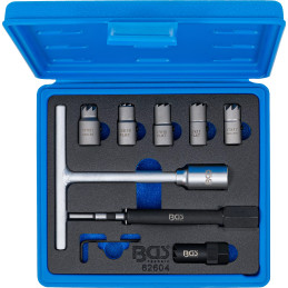 Jeu de fraises pour siège d’étanchéité d’injecteurs | 9 pièces