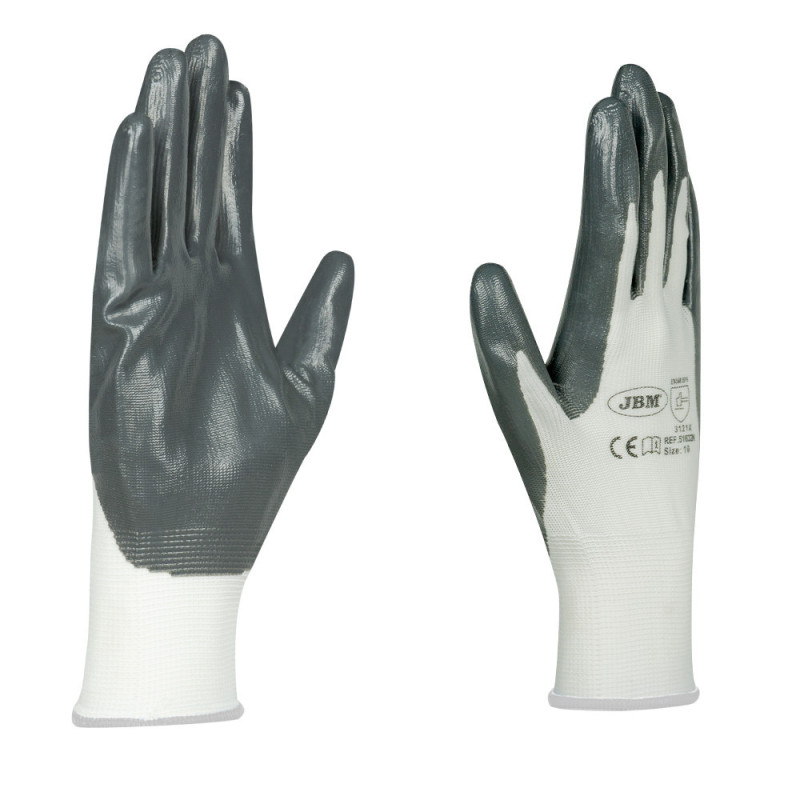 GANTS A/ PAUME RENFORCÉE DE NITRILE