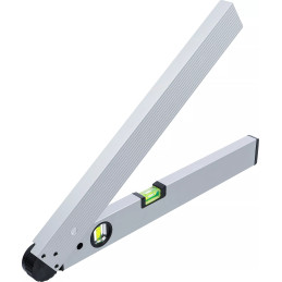 Comparateur d'angles LCD numérique avec niveau à bulle | 450 mm