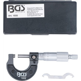 Vis micrométrique | précision 0,01 mm | 0 - 25 mm