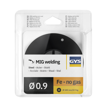 Fil fourré NO GAZ Ø0,9 - bobine plastique S100 0,9 kg - E71T-GS