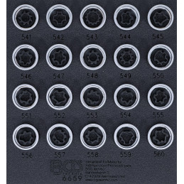 Jeu d’outils pour écrous antivol pour VAG | 20 pièces