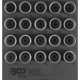 Jeu d’outils pour écrous antivol pour Vauxhall (type A) | 20 pièces