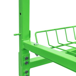 CHARIOT POUR PIÈCES AVEC SUPPORT POUR PANNEAUX