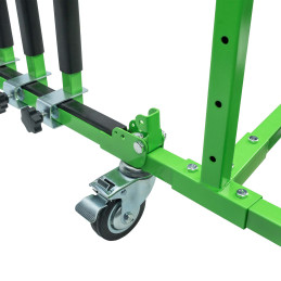 CHARIOT POUR PIÈCES AVEC SUPPORT POUR PANNEAUX